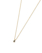 Snow Flake Necklace - Black Diamond